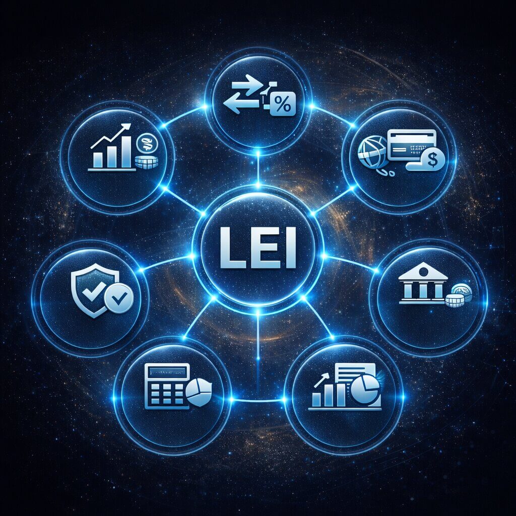 Casos de uso del código LEI global en mercados financieros, pagos, informes y operaciones comerciales internacionales